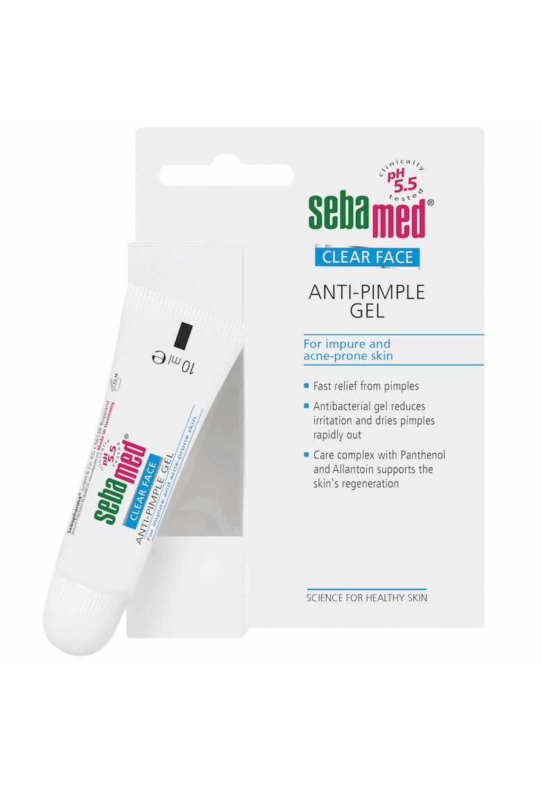 Gel dermatologic antiacneic Clear Face  pentru tratamentul cosurilor - 10 ml