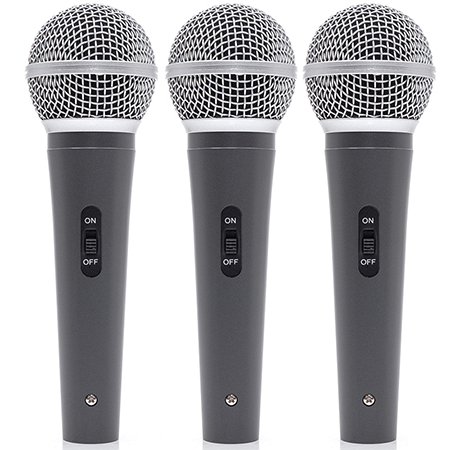 Set 3 microfoane mana + 3 bucati nuca microfon BoomTone DJ MIC 300