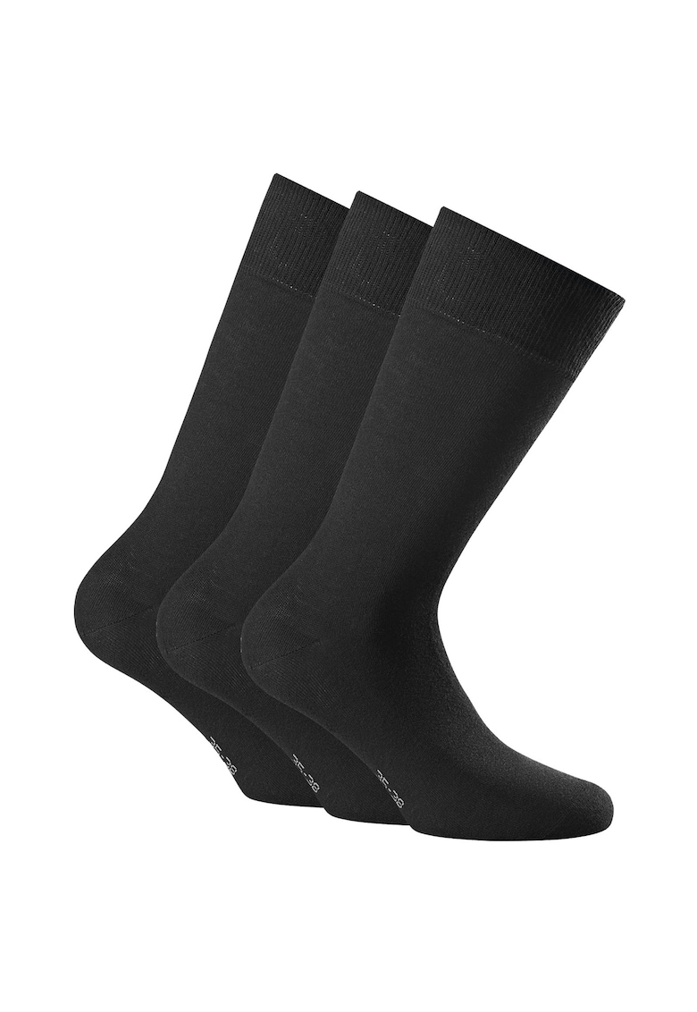 Set de sosete unisex lungi - 3 perechi - Negru