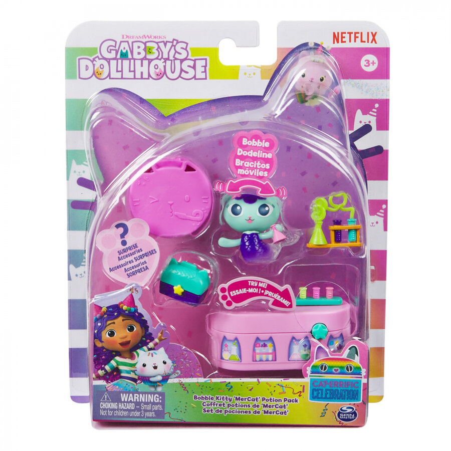 Jucarie Gabbys dollhouse pisirena in camera cu potiuni