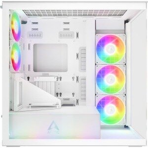 Carcasa Xtender VG MiddleTower E-ATX Riser PCIe Inclus Alb