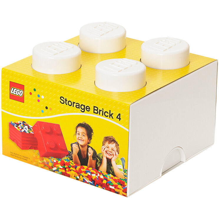 Cutie depozitare LEGO 2x2 alb (40031735)