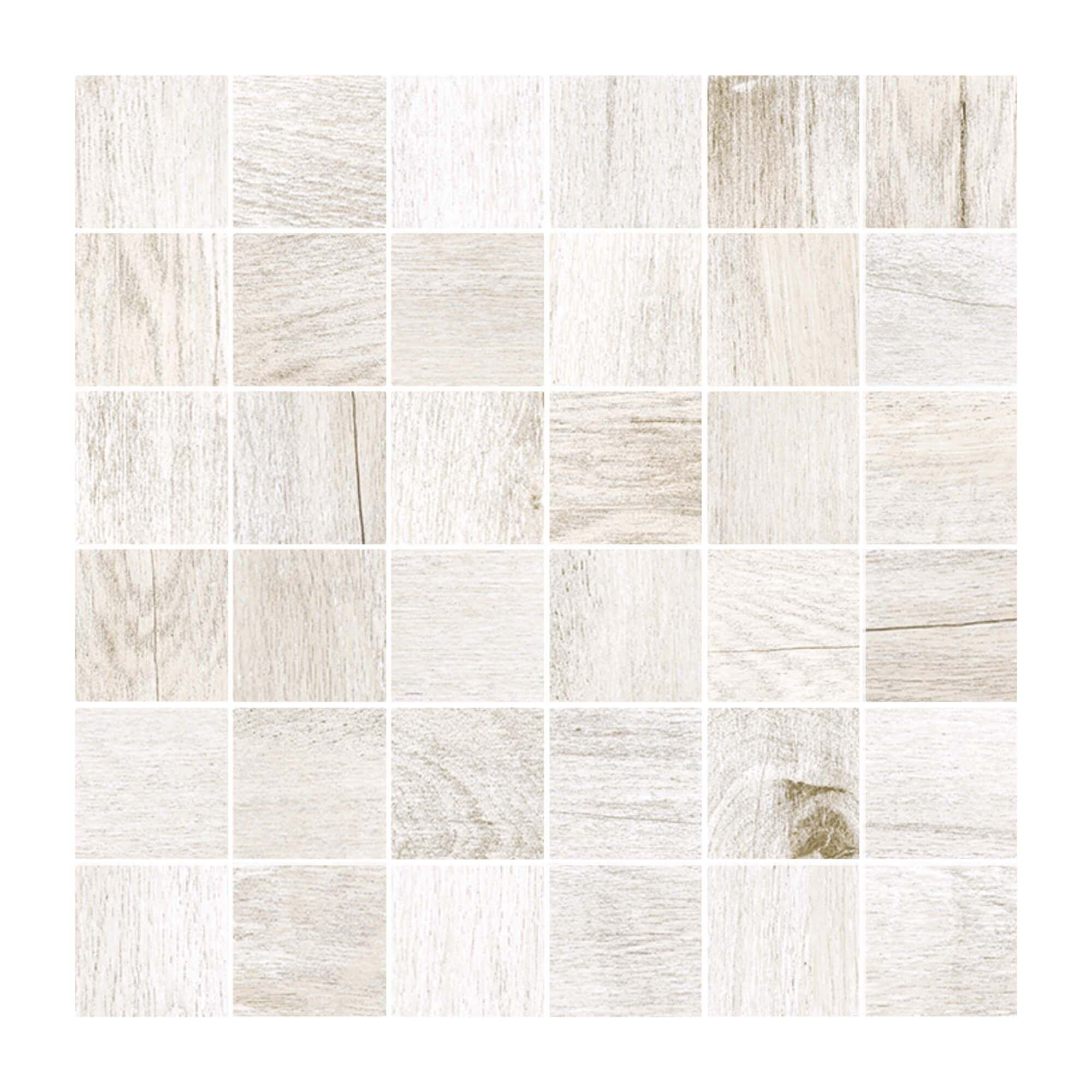Mozaic ceramic Cesarom Pavimento, rectificat, PEI IV, R10, mat, lemn, gri, 30 x 30 cm