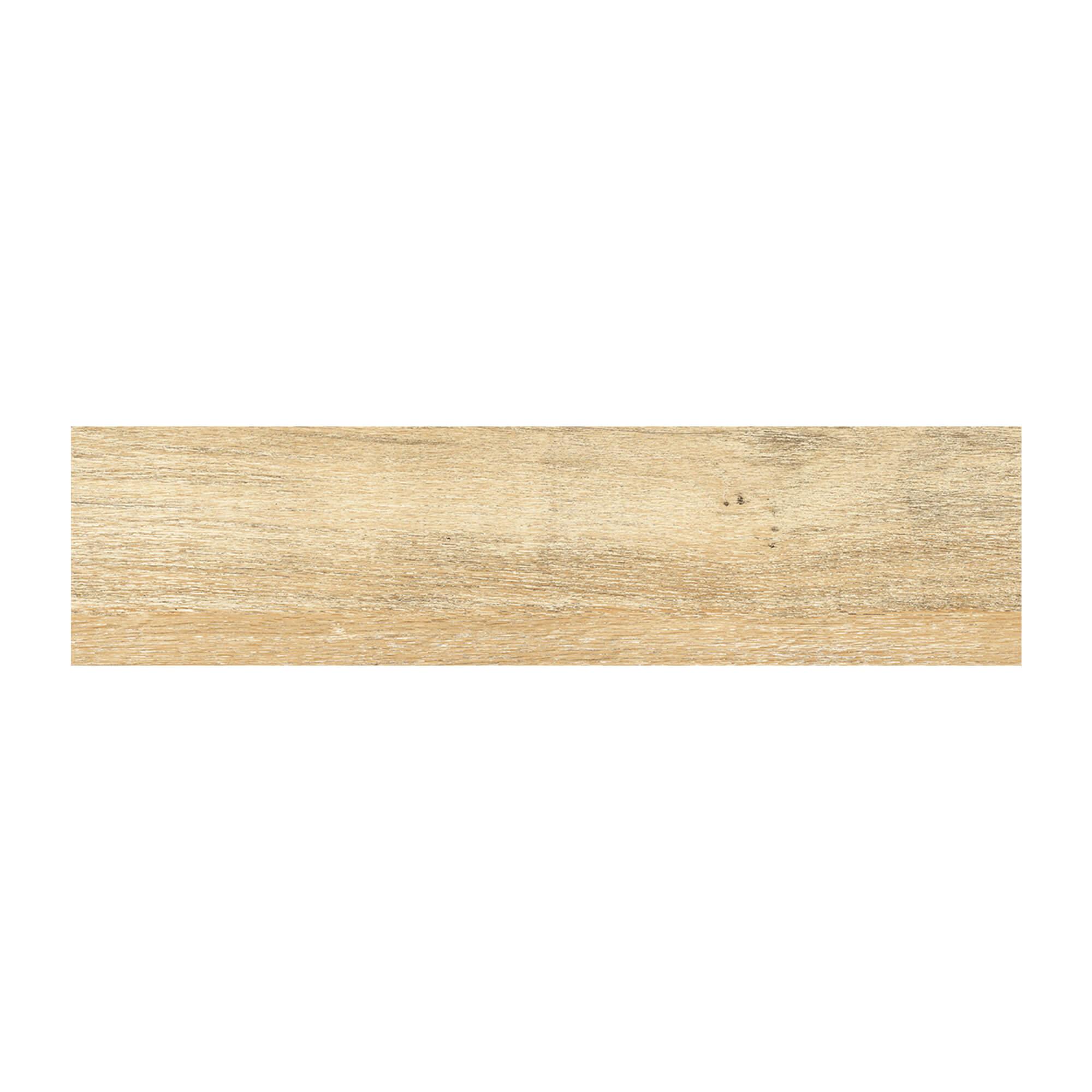 Gresie exterior/interior Cesarom Pavimento, portelanata, rectificata, bej, mat, decor parchet, PEI 4, clasa de aderenta R9, grosime 9 mm, 60 x 15 cm