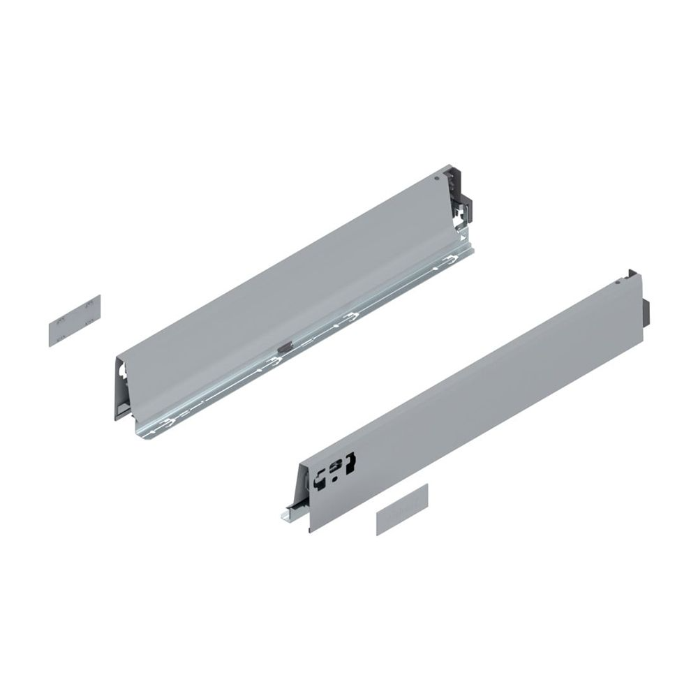Set laterale sertar Blum Tandembox antaro, otel, gri metalic, M83 mm, 500 mm