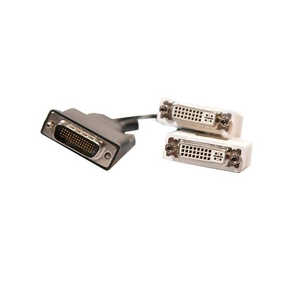 Cablu video; DMS 59 la 2 x DVI F; 0.1m