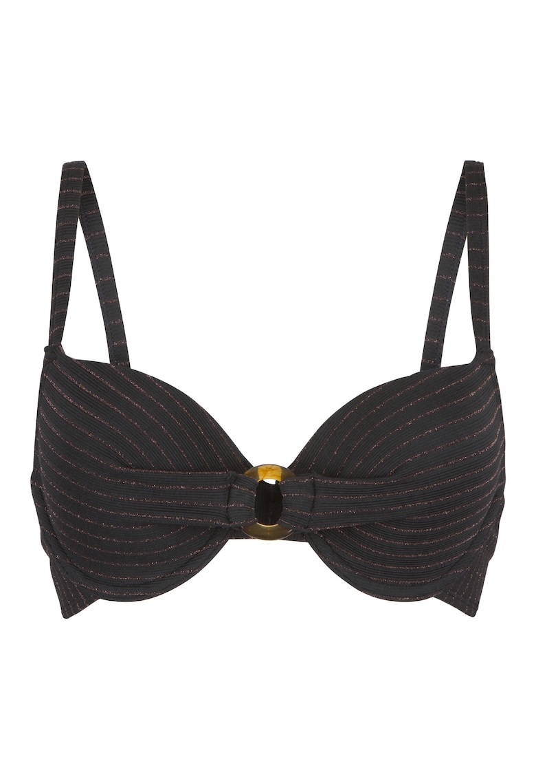 Sutien de baie cu accente stralucitoare 31465 - Negru
