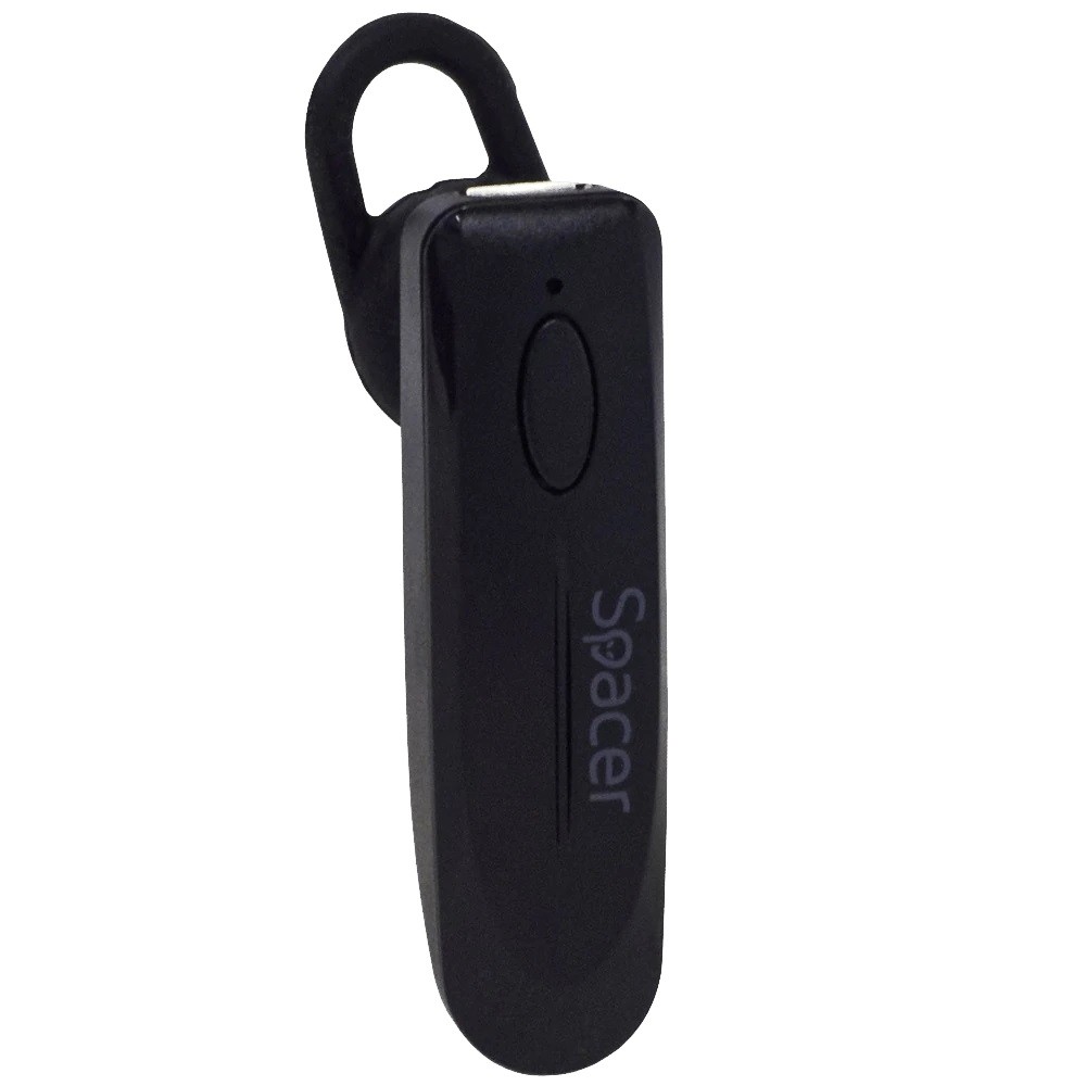 Casca Spacer wireless pentru smartphone, model SP-HF-03, Negru