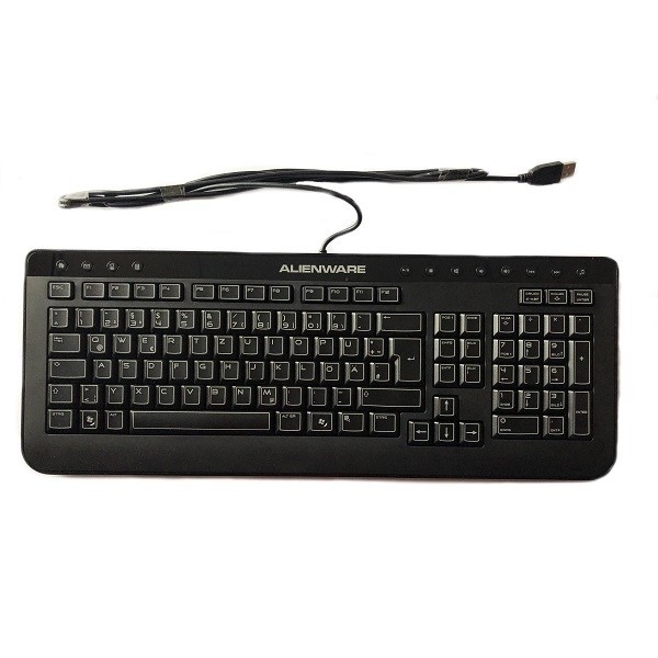 Tastatura ALIENWARE; layout: US; NEGRU; USB; MULTIMEDIA; "0VH31T"