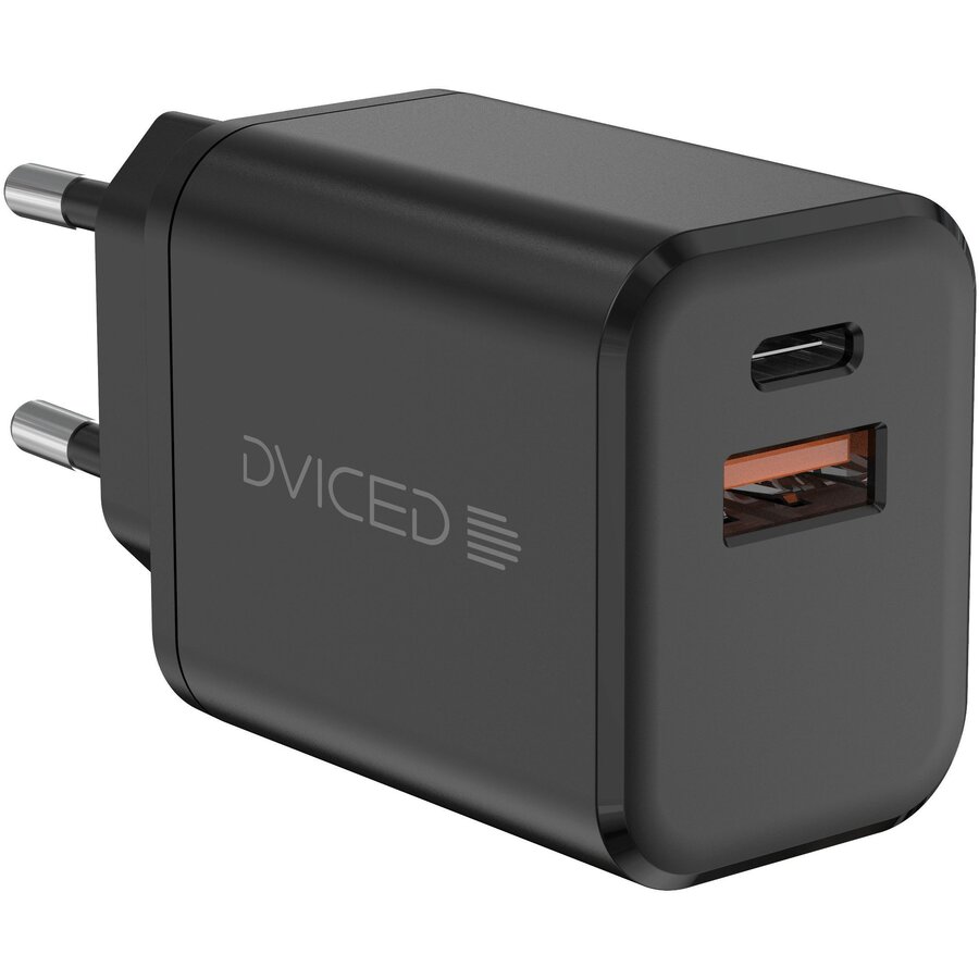 Incarcator 35W GaN 1 USB-A 1 USB-C EU Negru