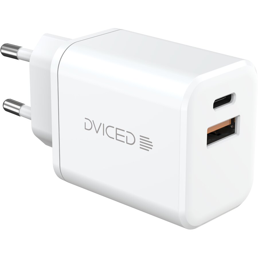Incarcator 35W GaN 1 USB-A 1 USB-C EU Alb