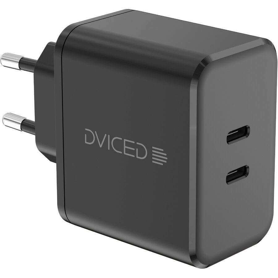 Incarcator Retea 65W GaN 2 USB-C EU Negru