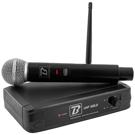 Statie 1 microfon UHF de mana wireless 663.5MHZ BoomTone DJ UHF SOLO F2