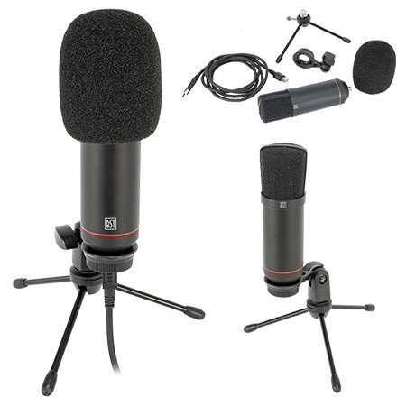 Microfon USB pentru streaming si podcast BST STM300