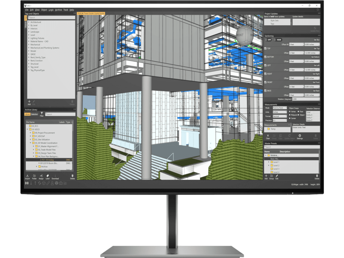 MONITOR HP Z24N G3; 24"; WIDE; SH