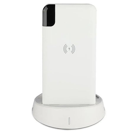Power bank 8000MAH incarcare wireless - alb V-TAC SKU-8861
