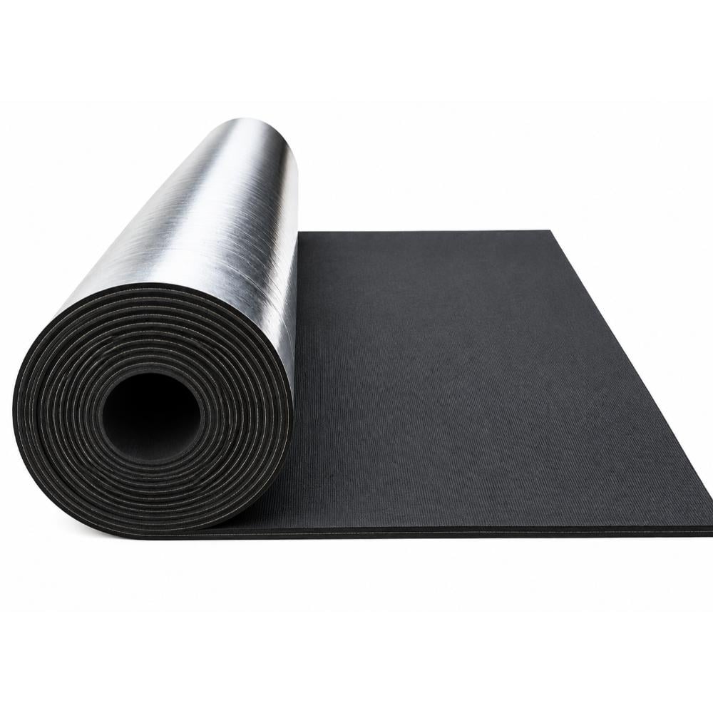 Covor cauciuc cu insertie Ikosar, negru, grosime 3.5 mm