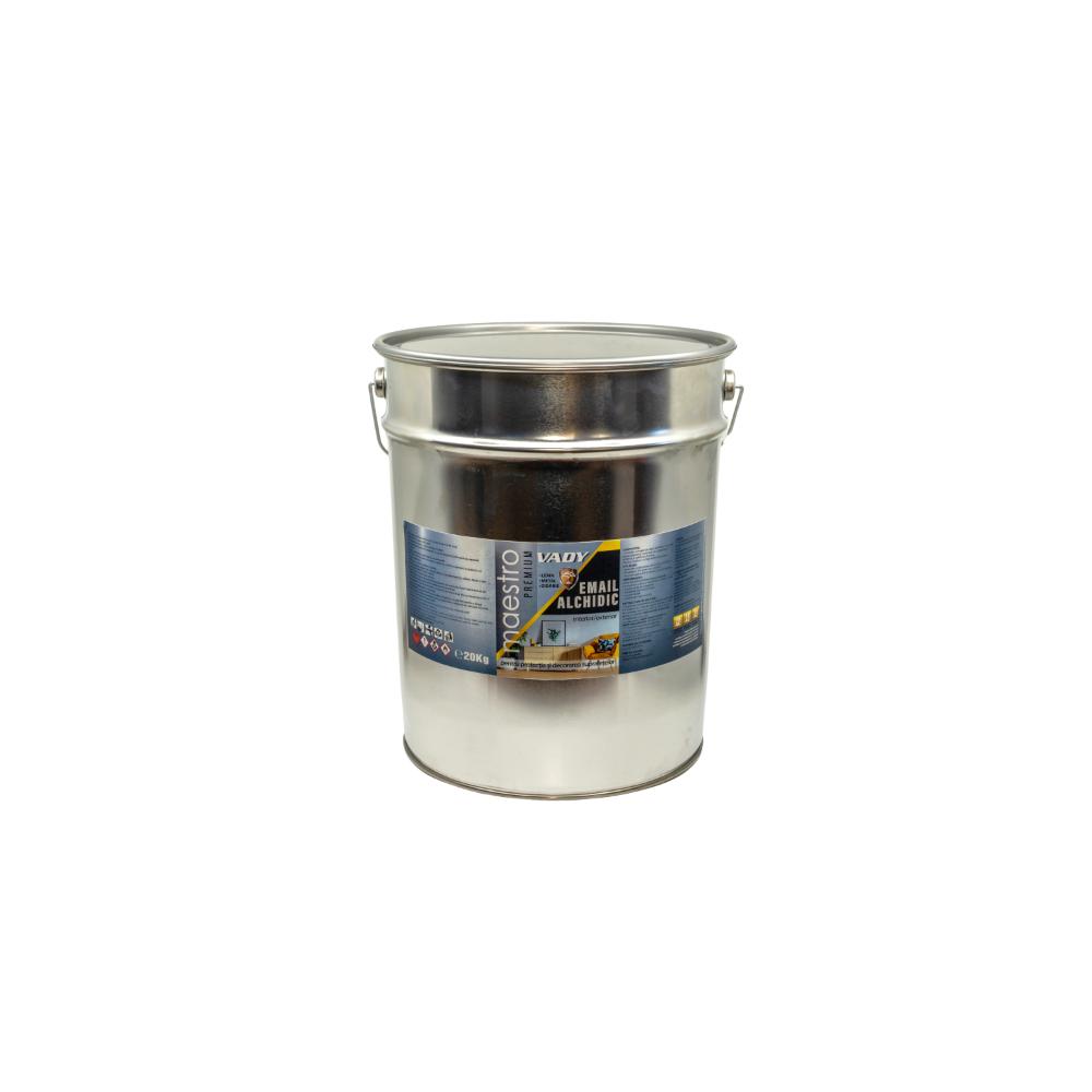 Vopsea alchidica Vady maestro, pentru lemn/metal/zidarie,interior/exterior, gri atracit RAL 7016, 20 kg