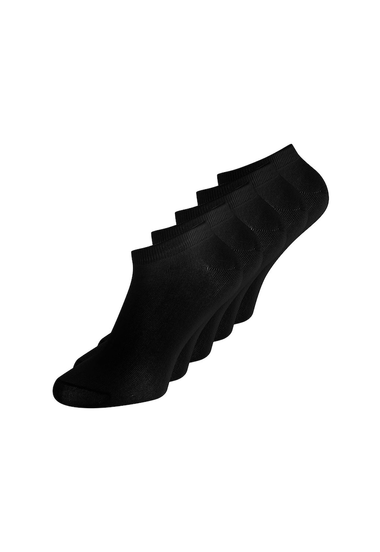 Set de sosete scurte - 5 perechi - Negru