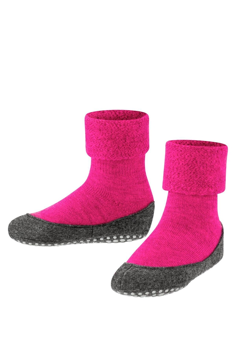 Sosete aderente din amestec de lana virgina Cosyshoe - Roz