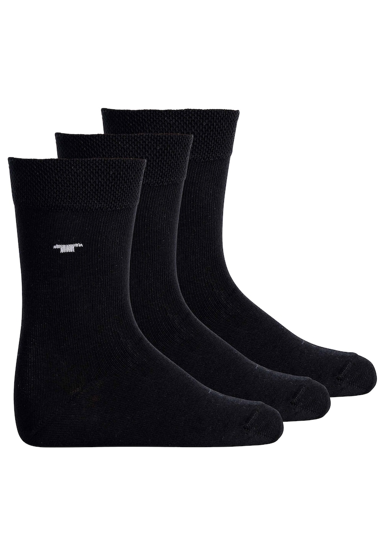 Set de sosete scurte - 3 perechi - Negru