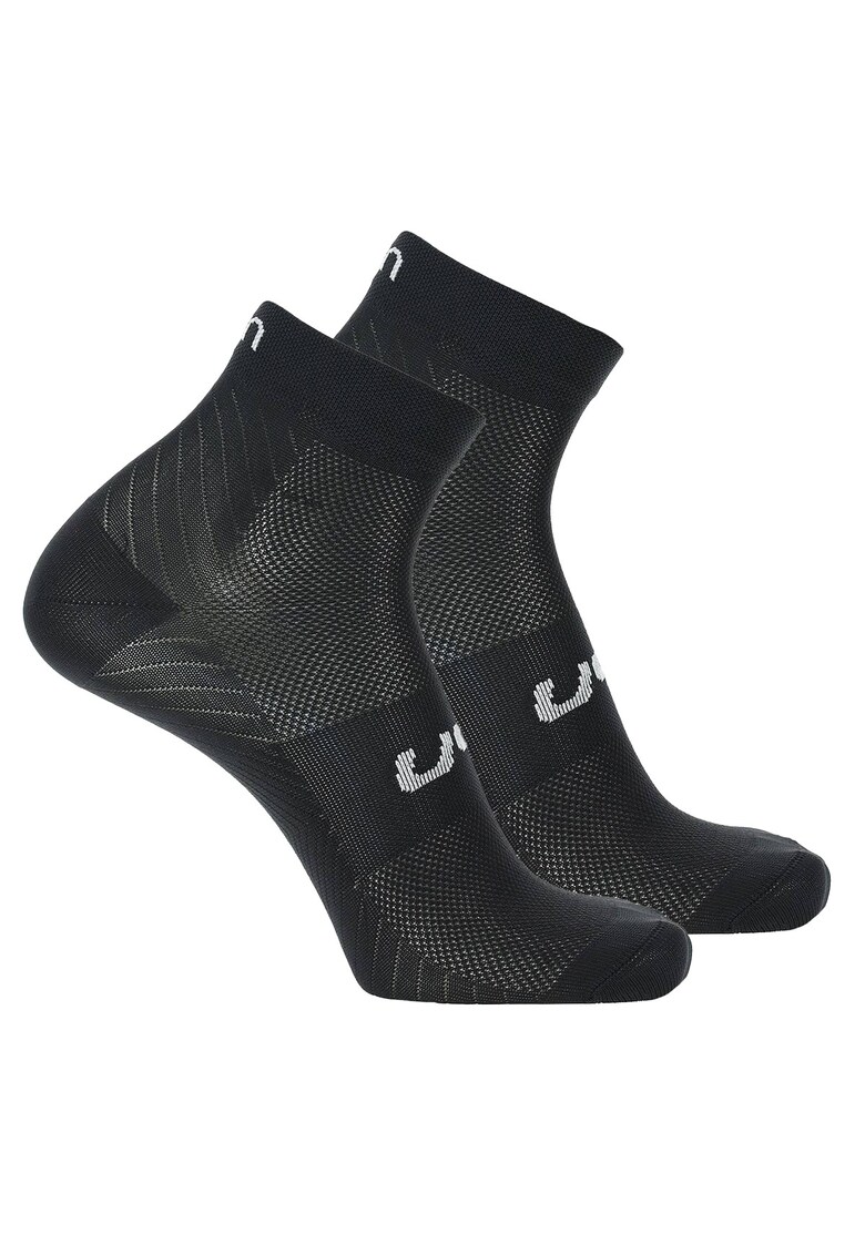 Set de sosete scurte unisec 12053 - 2 perechi - Negru