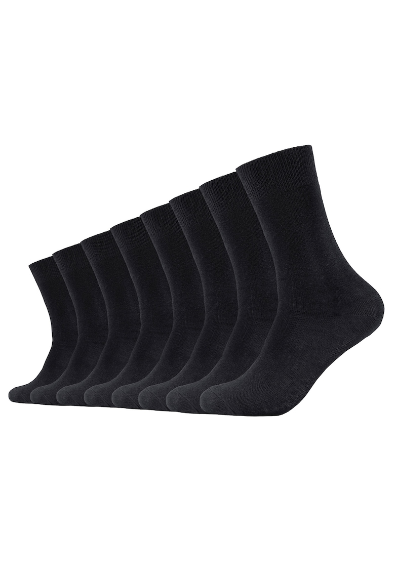 Set de sosete lungi unisex - 8 perechi - Negru