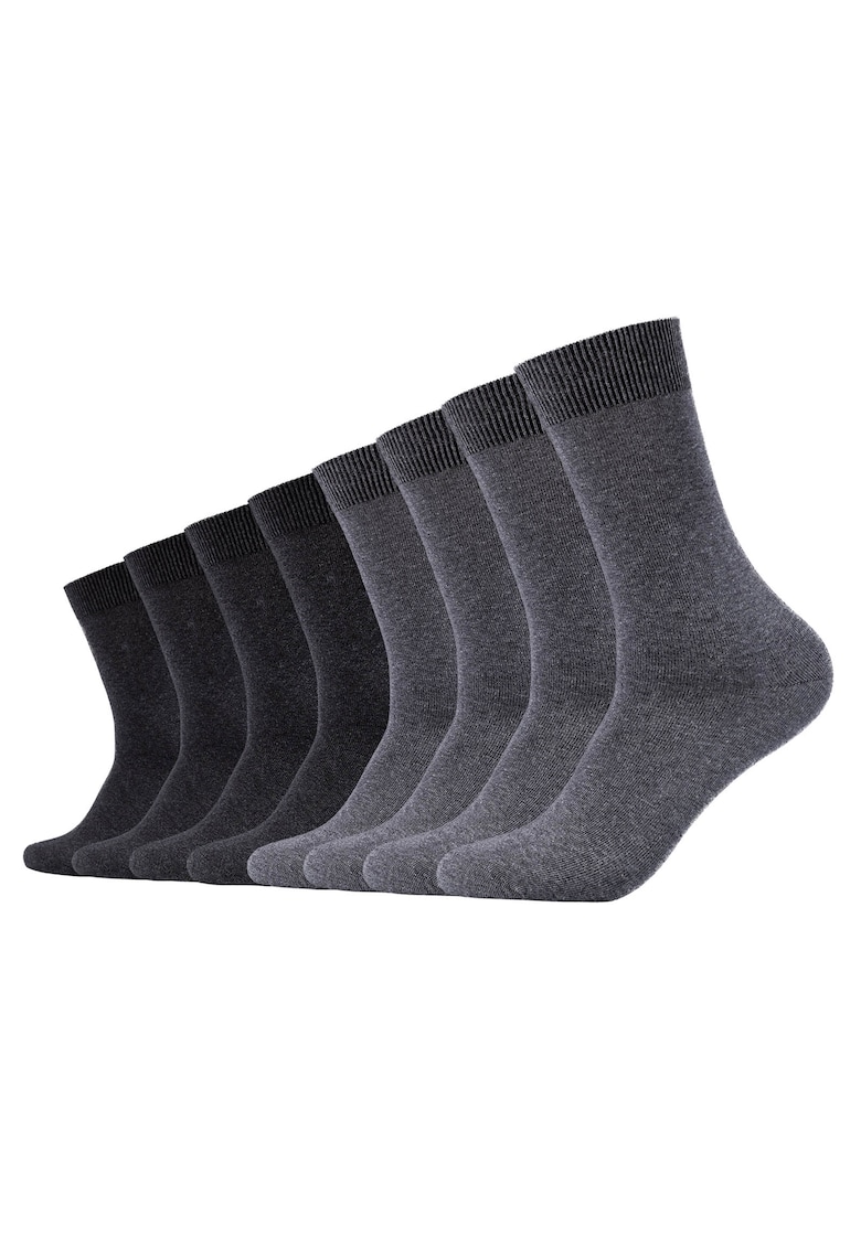 Set de sosete lungi unisex - 8 perechi - Gri