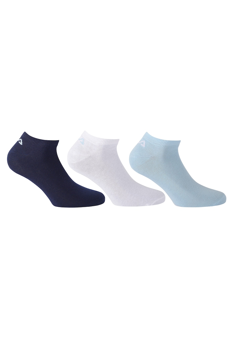 Set de sosete pana la glezna unisex - 3 perechi - Albastru