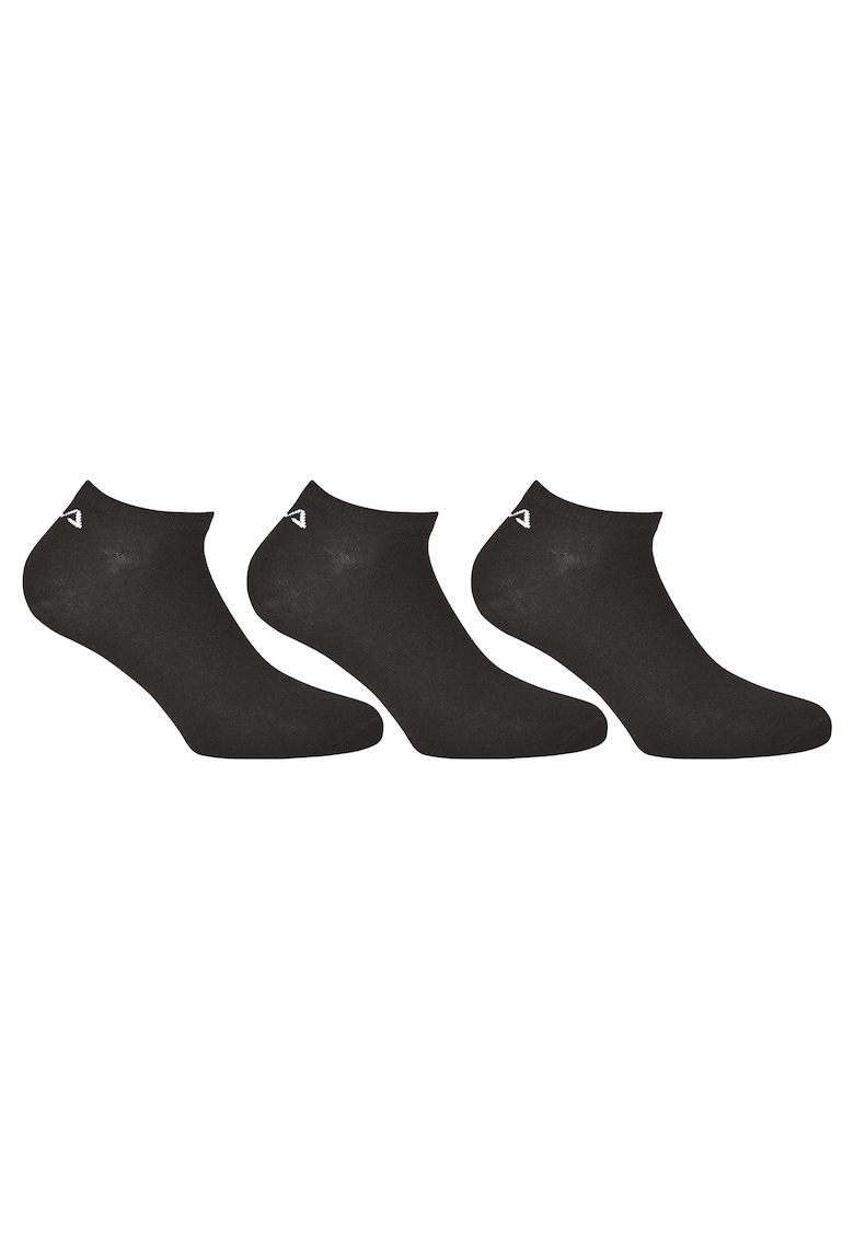 Set de sosete pana la glezna unisex - 3 perechi - Negru