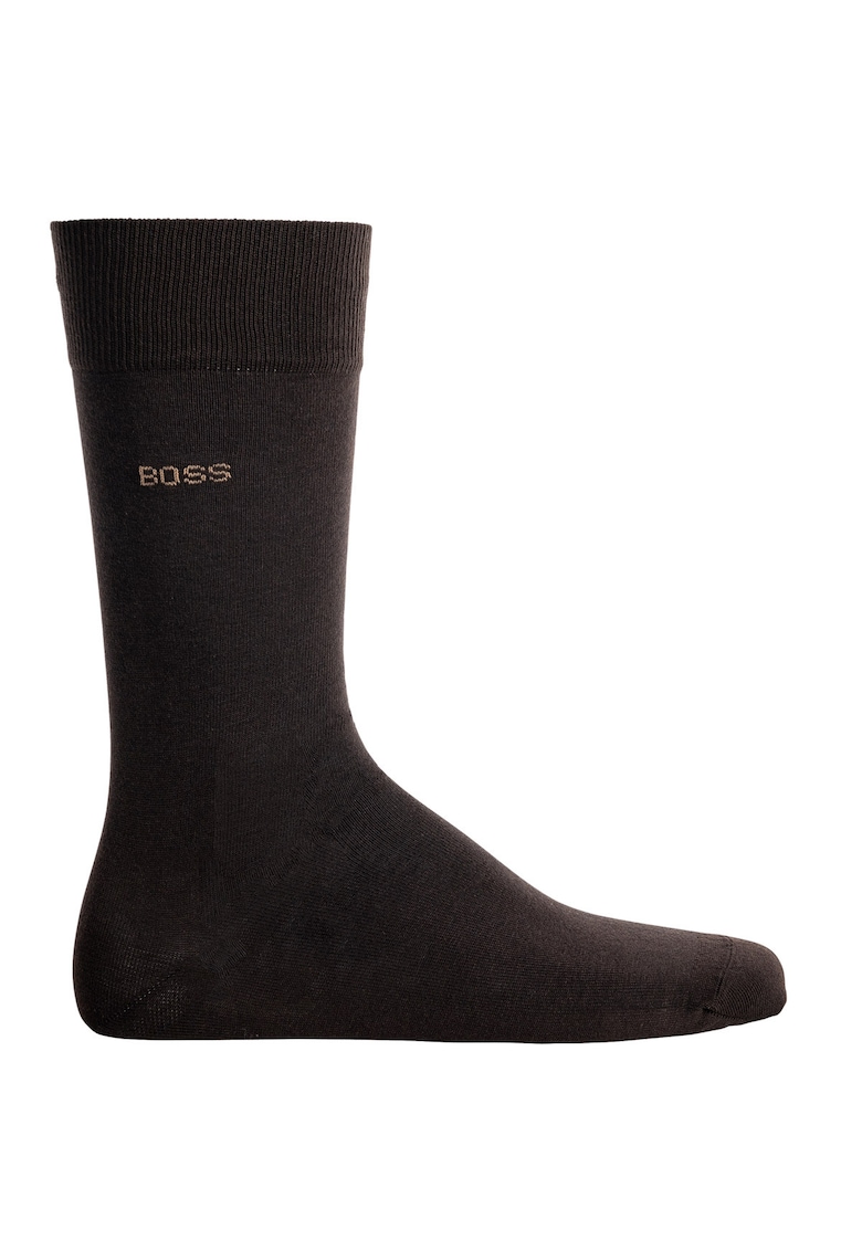 Sosete lungi cu logo MArc RS 11705 - Maro inchis