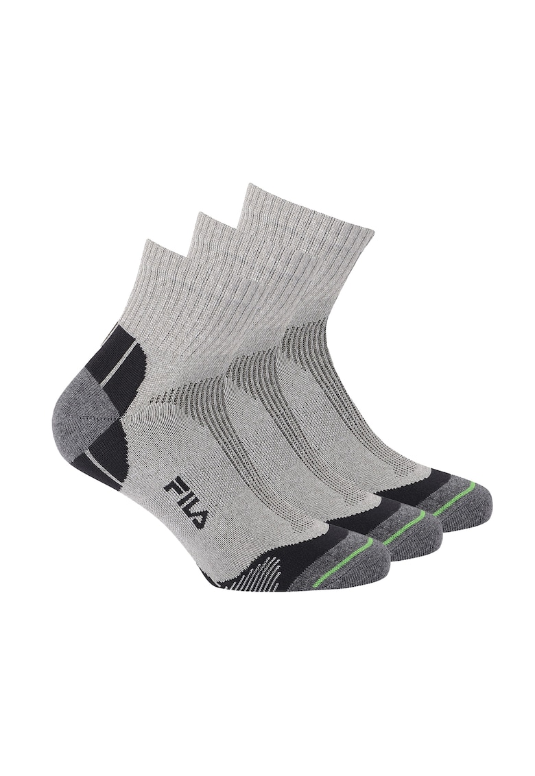 Set de sosete scurte unisex - 3 perechi - Gri