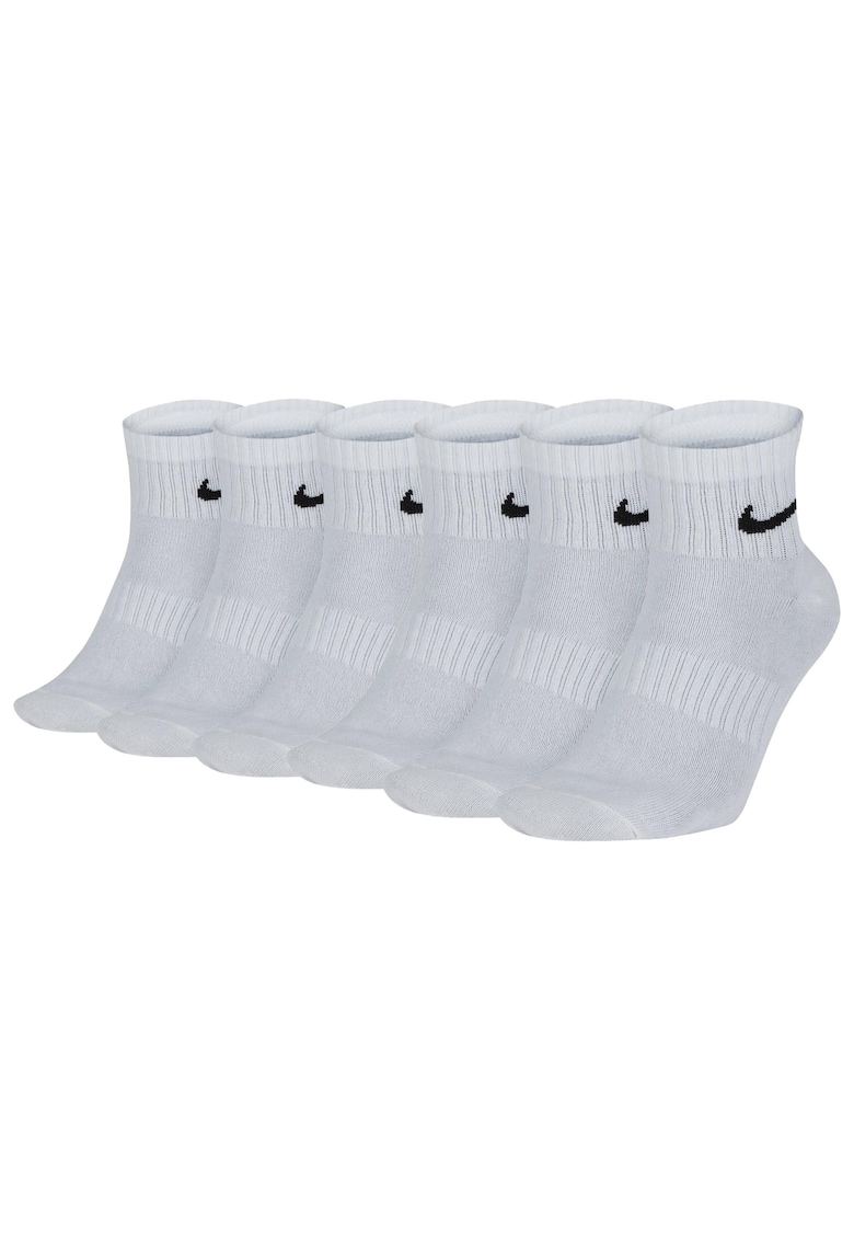 Set de sosete unisex Everyday - 6 perechi - Alb