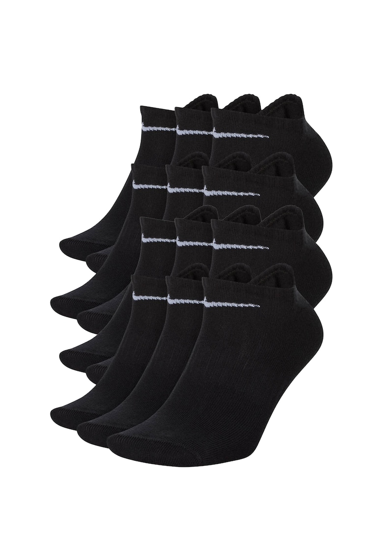 Set de sosete unisex pana la glezna Everyday - 12 perechi - Negru