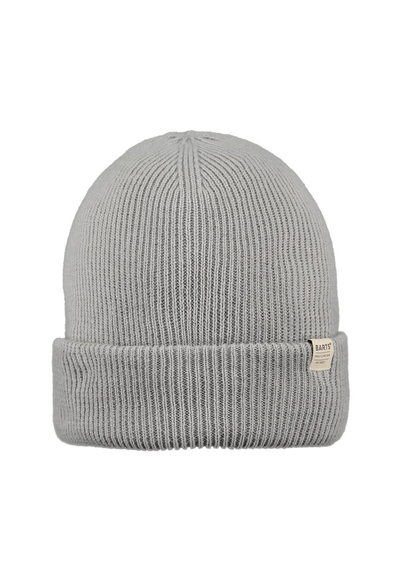 Caciula unisex striata - Gri deschis