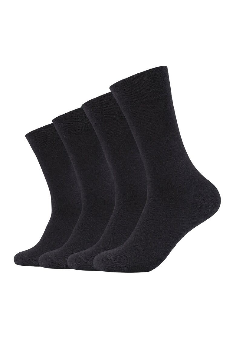 Set de sosete lungi unisex - 4 perechi - Negru