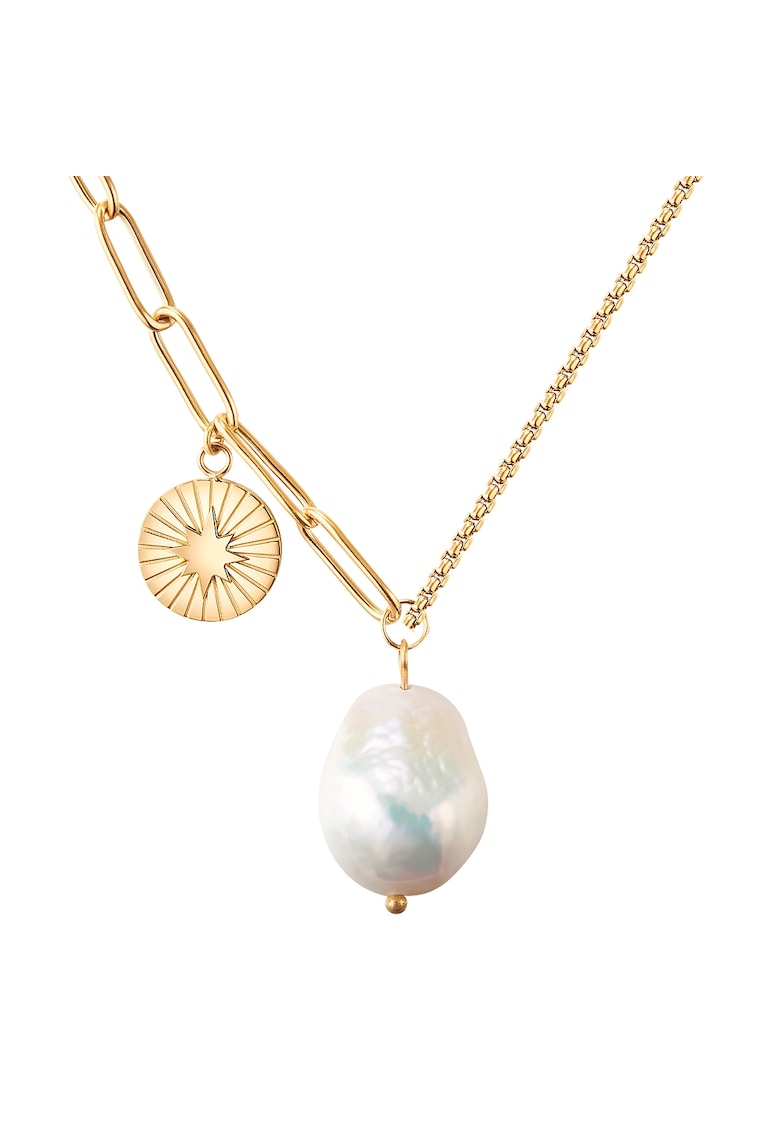 Colier ajustabil - placat cu aur de 14K - Auriu