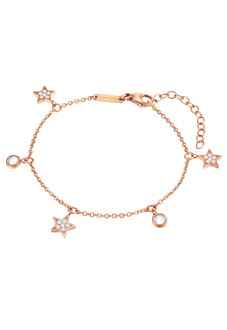 Bratara placata cu aur de 18K - Auriu rose