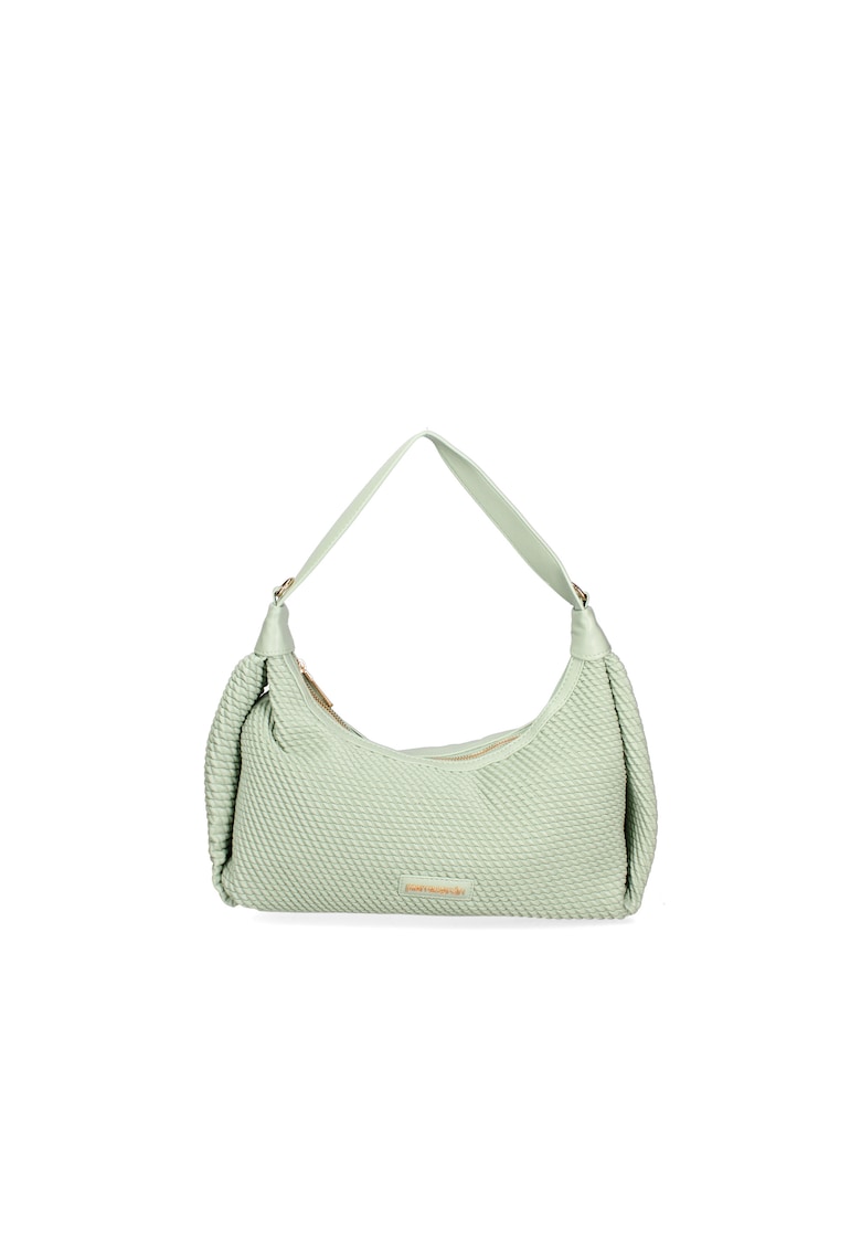 Oferte la Geanta hobo de piele ecologica - Verde