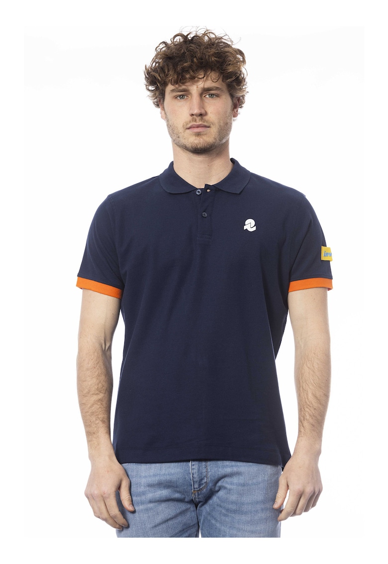 Oferte la Tricou polo de bumbac - Albastru inchis