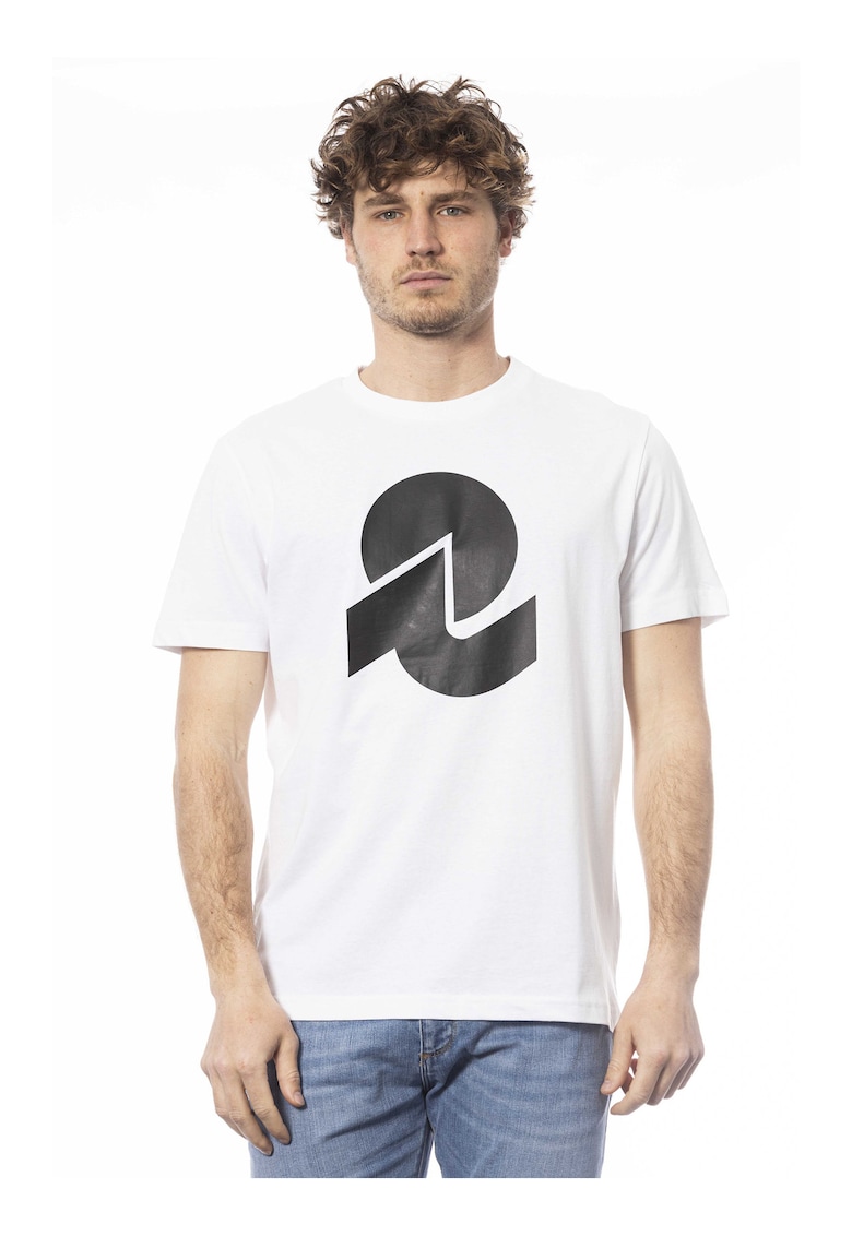 Oferte la Tricou de bumbac cu imprimeu logo - Alb