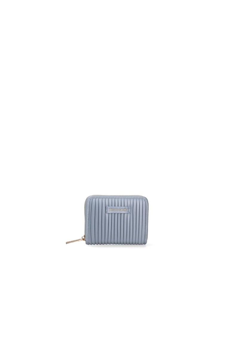 Oferte la Portofel de piele ecologica cu logo discret - Albastru