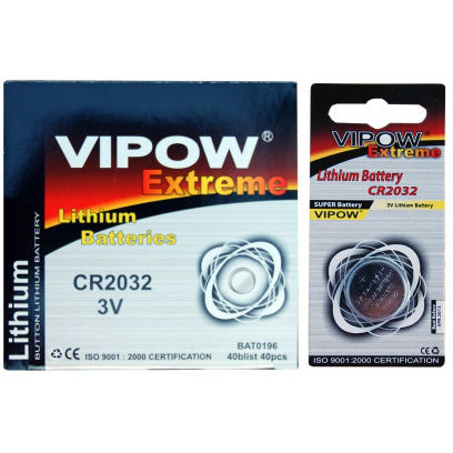 BATERIE VIPOW EXTREME CR2032 1 BUC/BLISTER