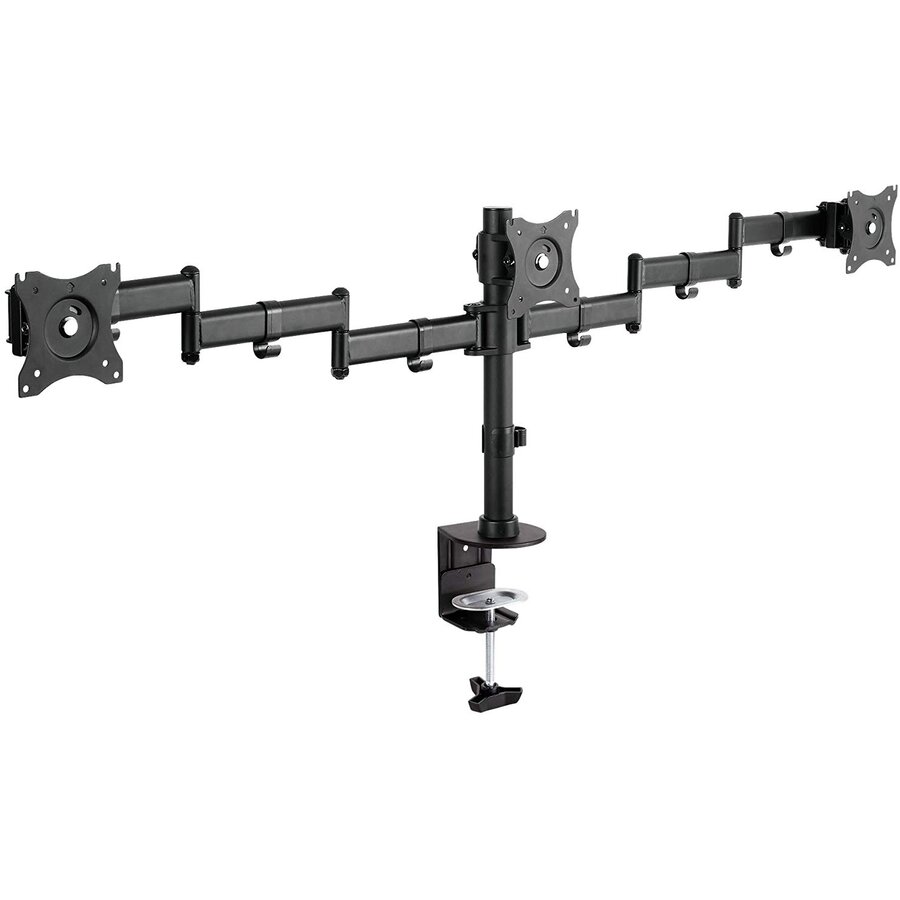 Suport 3 Monitoare Universal 27inch Max 24kg Negru