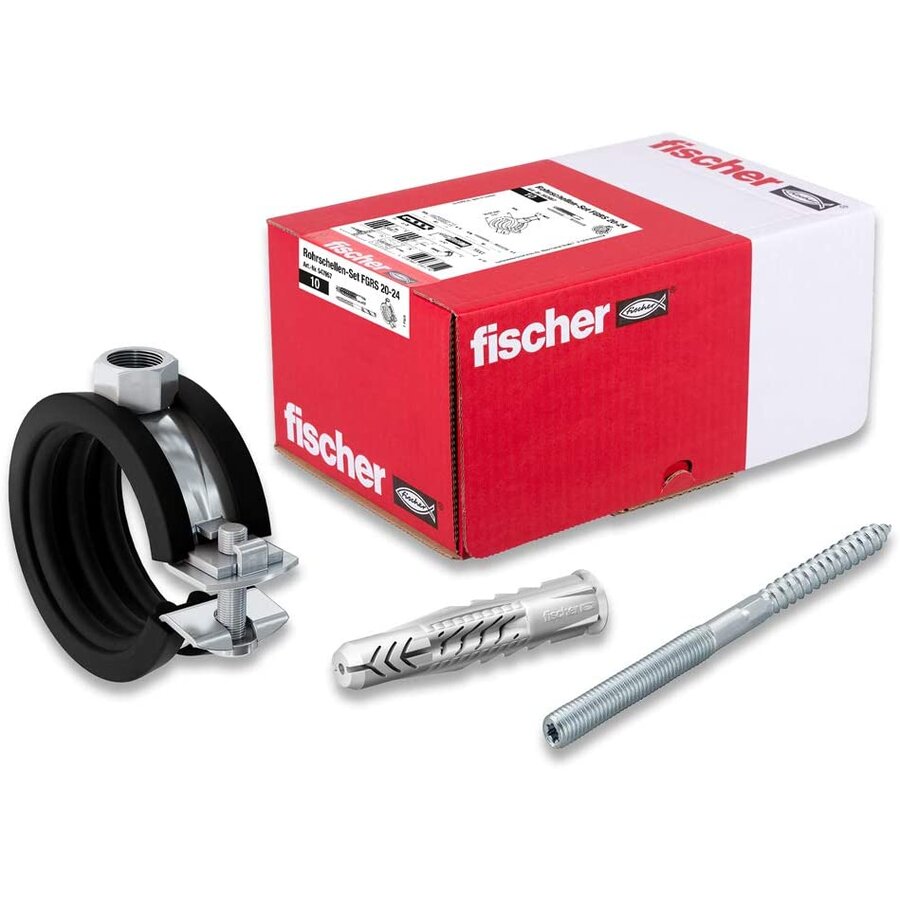 pipe clamp set FGRS 20-24, with dowels (10 pieces)