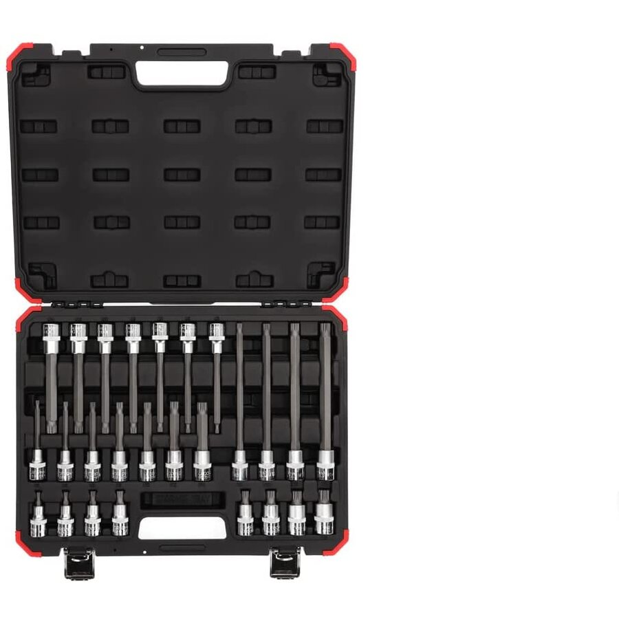 Red screwdriver sockets 1/2 XZN 26t - 3301574