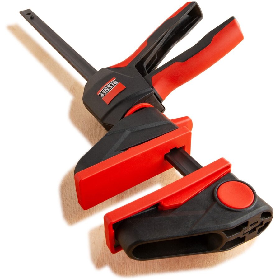 one-hand clamp with rotating handle EZ360-60 (black/red, 600 / 80)