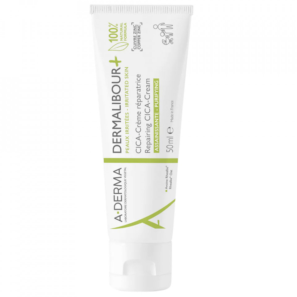 Crema anti-iritatii Dermalibour+Cica, 50 ml, Aderma (Concentratie: Crema, Gramaj: 50 ml)