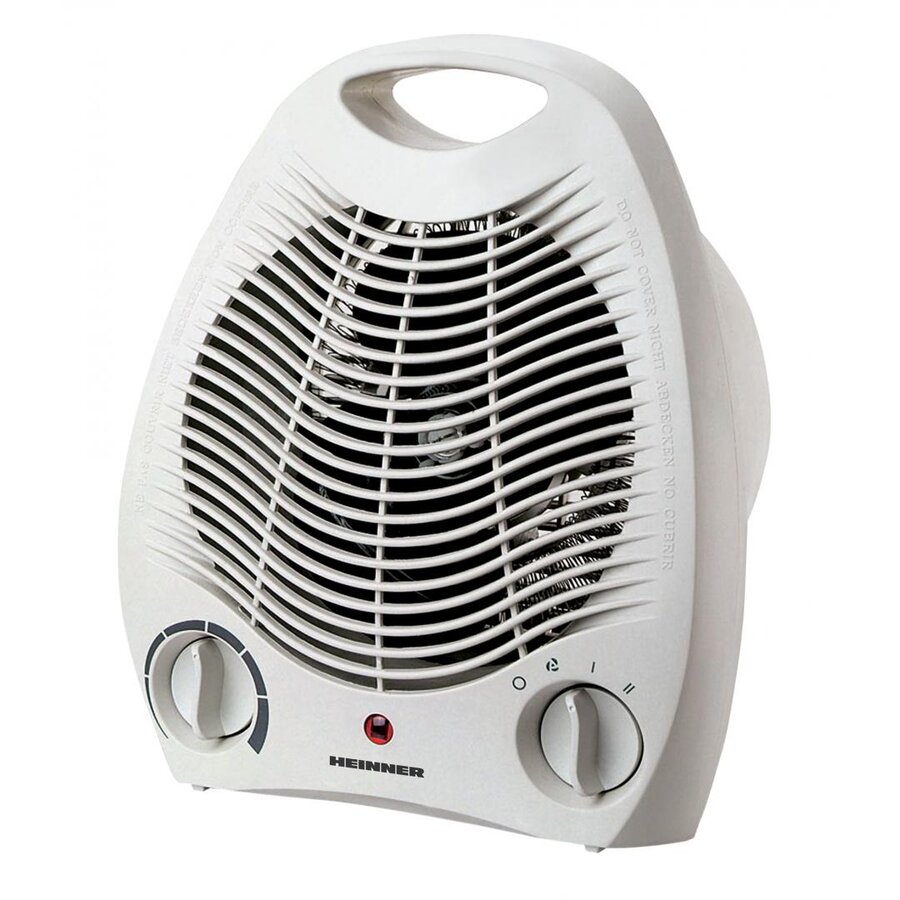 Aeroterma Heinner HFH-L2000WH, 2 trepte de putere: 1000/2000W, indicator luminos “ON”, termostat reglabil