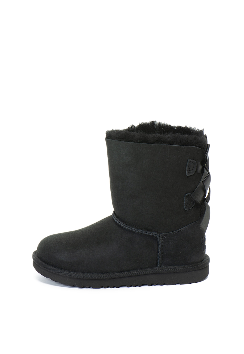 Ghete din piele intoarsa fara inchidere Bailey Bow II